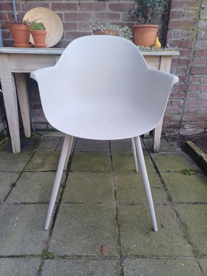 Kuipstoelen 4x, Huis en Inrichting, Stoelen, Zo goed als nieuw, Vier, Kunststof, Metaal, Overige kleuren, Ophalen