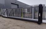 schuifpoort schuifhek HEXTA 8,5 mtr. lang, 6 mtr. doorgang, Tuin en Terras, Tuinpoorten, Ophalen, Gebruikt, Staal, Schuifpoort