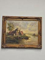 Oud schilderijtje op doek, Antiek en Kunst, Kunst | Schilderijen | Klassiek, Ophalen of Verzenden