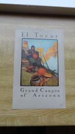 Oude prent 1900 usa el tovar grand canyon, Verzamelen, Foto's en Prenten, Gebruikt, Ophalen of Verzenden, Voor 1940, Prent
