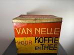 Vintage Van Nelle Winkelblik blik voor koffie en Thee, Verzamelen, Blikken, Ophalen of Verzenden, Zo goed als nieuw, Koffie, Van Nelle