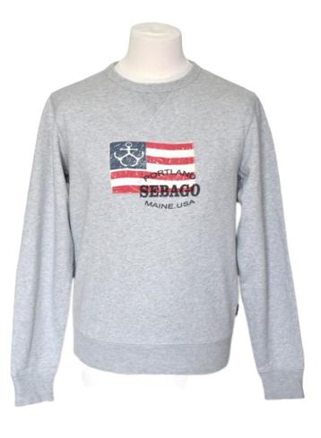 Sebago sweater, Portland Maine flag, grijs, Mt. S beschikbaar voor biedingen