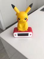 Pokémon Pikachu lamp klok wekker op batterijen of op stroom, Ophalen, Zo goed als nieuw, Losse kaart