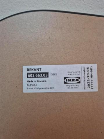 Bureaublad Bekant | IKEA | zwart | 160x80 - afbeelding 4