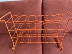 Flessenrek retro oranje, Huis en Inrichting, Ophalen of Verzenden, Zo goed als nieuw