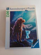 Ravensburger Puzzel Het meisje en de leeuw, Ophalen of Verzenden, 500 t/m 1500 stukjes, Zo goed als nieuw, Legpuzzel