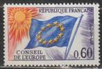 M 364. Frankrijk Europaraad 12 pfr. Vlag, Verzenden, Postfris, Overige thema's