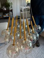 Glazen bollen hanglamp, Huis en Inrichting, Lampen | Hanglampen, Ophalen, Nieuw, Glas, Minder dan 50 cm