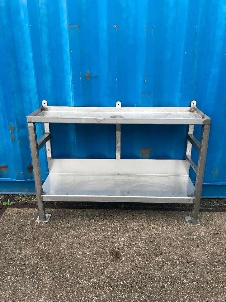 RVS Wandrek meubel - zware kwaliteit, Huis en Inrichting, Kasten | Wandmeubels, Gebruikt, Minder dan 100 cm, Minder dan 150 cm