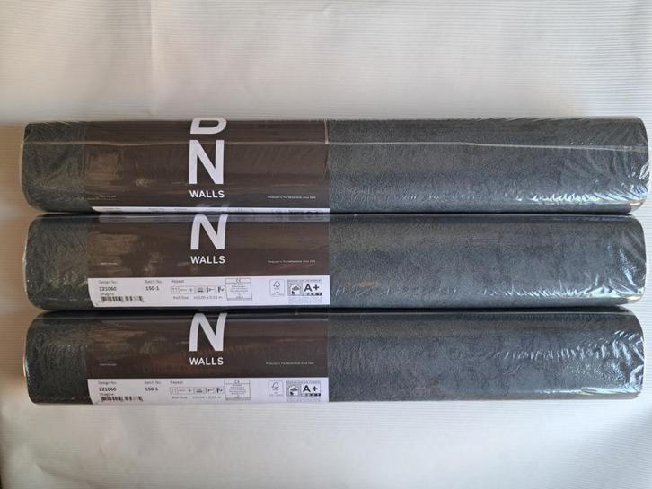 STRUCTUUR BEHANG donkerblauw - BN Walls Imagine 221060, Huis en Inrichting, Stoffering | Behang, Blauw, minder dan 10 m², Ophalen of Verzenden