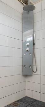 Douchepaneel met handdouche en regendouche, Ophalen, Gebruikt, Met douche