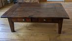 salontafel hout, Ophalen, Gebruikt, 100 tot 150 cm, Eikenhout