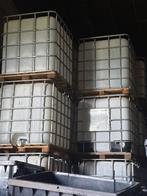 Aanbieding IBC 1000L vloeistof opslag container, Overige materialen, Met kraantje, Gebruikt, Ophalen of Verzenden
