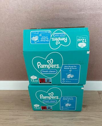 pampers fresh clean billendoekjes beschikbaar voor biedingen