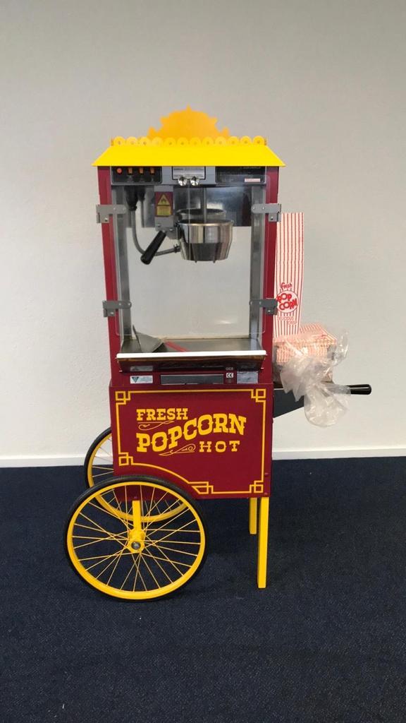 Popcornmachine Cretors & Co met kar, Huis en Inrichting, Keuken | Keukenbenodigdheden, Gebruikt, Ophalen