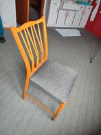 Vintage stoelen 2 stuks, Huis en Inrichting, Stoelen, Ophalen, Hout, Gebruikt, Twee