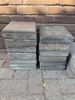 Antraciet Betontegels - 12 stuks, Ophalen, Gebruikt, Klinkers, Minder dan 5 m²