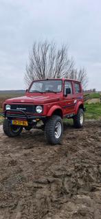 Suzuki Samurai 1.3 Metaltop DE Luxe 4WD U9 1991 Rood, Auto's, Suzuki, 450 kg, 64 pk, 4 cilinders, Handgeschakeld