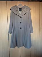 Lange wollen winterjas, Beige, Ophalen, Maat 38/40 (M), Onbekend