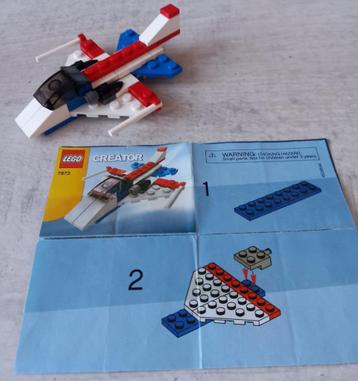lego 7873-1 lego creator basic model airport jet plane 2007 beschikbaar voor biedingen