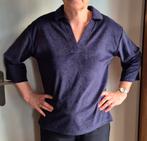 Chique donkerblauwe polo dames mt M nieuw!, Maat 38/40 (M), Blauw, Nieuw, Ophalen of Verzenden