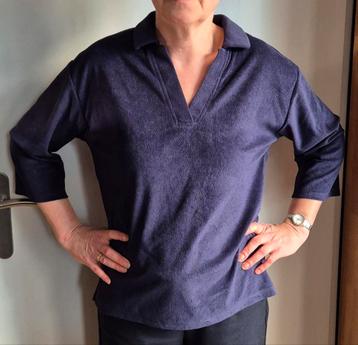 Chique donkerblauwe polo dames mt M nieuw! beschikbaar voor biedingen