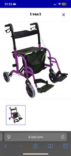 2 in 1 rollator (rolstoel en rollator), Ophalen of Verzenden, Lichtgewicht, Nieuw