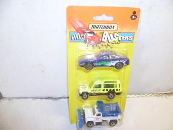 Matchbox 1994 Price Busters set 3x modelauto Matra Rancho en beschikbaar voor biedingen