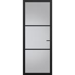 Svedex Nova Design NDB901 zwart + rookglas, Ophalen, 80 tot 100 cm, 215 cm of meer, Binnendeur