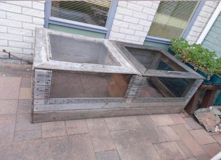 Mooie houten bak voor dieren konijn schildpad kip of planten, Dieren en Toebehoren, Knaagdieren en Konijnen | Hokken en Kooien