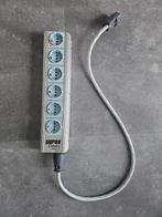 Supra MD06 Stekkerdoos Netfilter + Lo Rad 2.5 netsnoer, Ophalen of Verzenden, Zo goed als nieuw, Minder dan 2 meter, Overige kabels