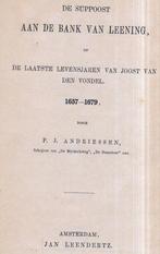 Andriessen, P.J. - De suppoost aan de bank van leening (1869, Ophalen of Verzenden
