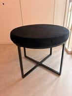 WOOOD Hocker Dewi zwart-Karwei, Huis en Inrichting, Ophalen, Zo goed als nieuw, Stof, 50 tot 75 cm
