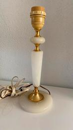 Marmeren Voetlamp - Sfeervolle Verlichting 31cm hoog, Huis en Inrichting, Lampen | Tafellampen, Ophalen of Verzenden, Gebruikt