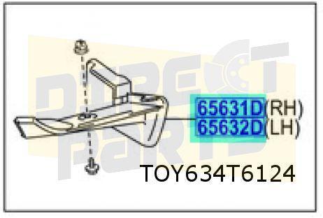 Toyota Aygo (6/18-) (B40) / Toyota Aygo 7/14-7/18 (B40) defl, Auto-onderdelen, Carrosserie en Plaatwerk, Bumper, Toyota, Achter