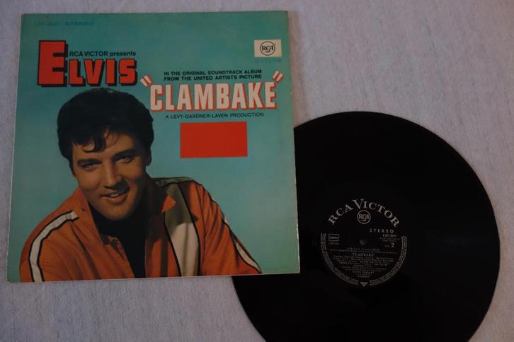 Elvis Presley lp Clambake RCA, Verzamelen, Muziek, Artiesten en Beroemdheden, Zo goed als nieuw, Cd of Plaat, Ophalen of Verzenden