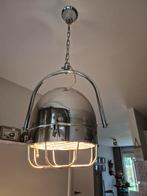 Industriële hanglamp metaal, Ophalen, 50 tot 75 cm, Zo goed als nieuw, Metaal