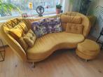 Bankstel, Huis en Inrichting, Ophalen, Gebruikt, 100 tot 125 cm, Stof