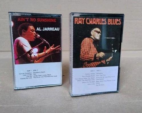 2 muziek cassettes van Al Jarreau en Ray Charles, Cd's en Dvd's, Cassettebandjes, Gebruikt, Origineel, R&B en Soul, 2 t/m 25 bandjes