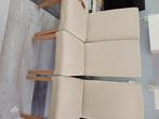 Eetkamerstoelen x4, Huis en Inrichting, Stoelen, Ophalen, Gebruikt, Wit, Hout
