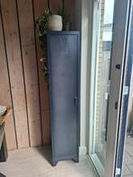 WOOOD Cas Lockerkast 1dr - Metaal - Zwart - 180x38x45,5, Ophalen, Zo goed als nieuw, Industrieel