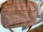 Ruw leren akte laptop  tas Dstrct, Computers en Software, Laptoptassen, Ophalen of Verzenden, 17 inch of meer, Zo goed als nieuw