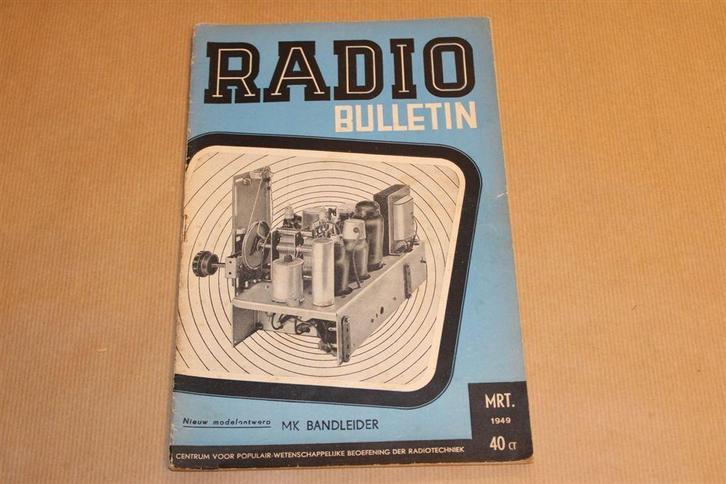 Magazine - Radio Bulletin - 1949, Boeken, Techniek, Gelezen, Elektrotechniek, Ophalen of Verzenden