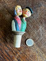 Vintage houten flessenstop – boerenpaar, Ophalen of Verzenden, Huis en Inrichting