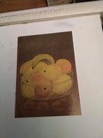 BOWL OF FRUIT. - STILL LIFE, Ophalen of Verzenden, 1980 tot heden, Sterren en Beroemdheden