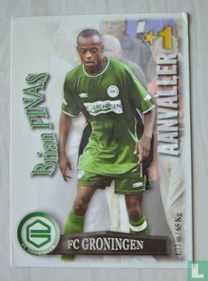 Spelerskaart FC Groningen - Brian Pinas 2003, Ophalen of Verzenden, Zo goed als nieuw, Overige binnenlandse clubs, Spelerskaart