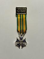 Miniatuur Vierdaagse #5 met lintstrip zilver, Ophalen of Verzenden, Zilver