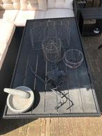 Brocante ijzeren tuin  accessoires, Ophalen of Verzenden, Gebruikt