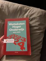 Wetteksten Hoger Onderwijs Facility Management, Ophalen of Verzenden, Gelezen, Overige niveaus, Overige vakken