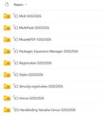 Diverse Software voor Jamaha Genos Prime, plusminus 7,6 GB., Verzenden, Nieuw